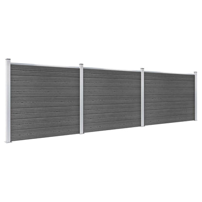 Zaunelement Set Wpc 526X146 Cm