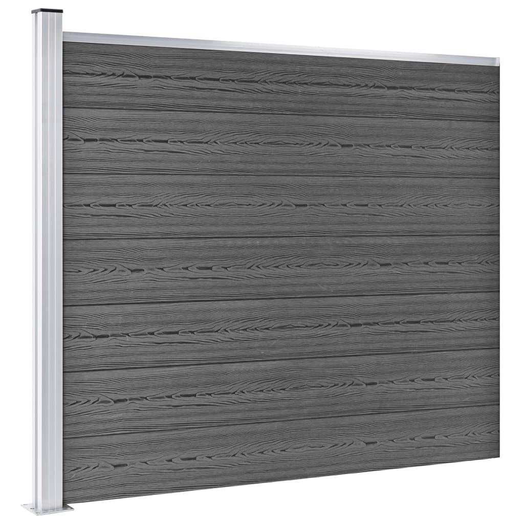 Zaunelement Set Wpc 526X146 Cm
