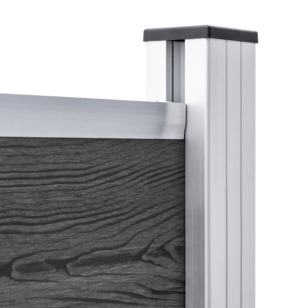 Zaunelement Set Wpc 526X146 Cm