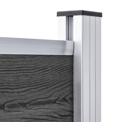 Zaunelement Set Wpc 526X146 Cm