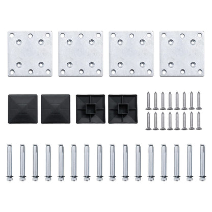 Zaunelement Set Wpc 526X146 Cm