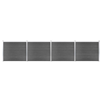 Zaunelement Set Wpc 699X146 Cm