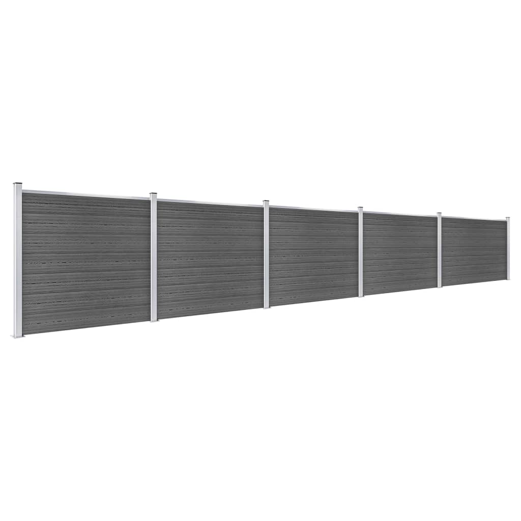 Zaunelement Set Wpc 872X146 Cm