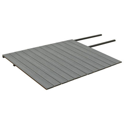 Wpc Terrassendielen Mit Zubehör Braun Und Grau