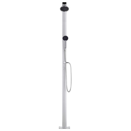 Gartendusche Mit Er Bodenplatte 220 Cm Aluminium