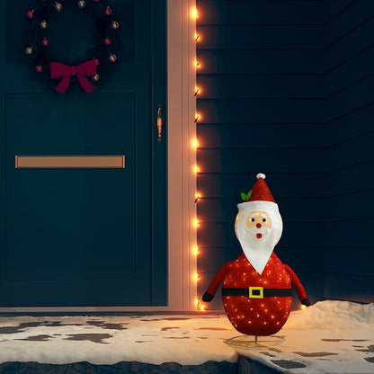 Weihnachtsdeko Weihnachtsmann Led Luxus-Stoff