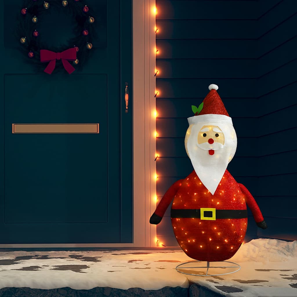 Weihnachtsdeko Weihnachtsmann Led Luxus-Stoff