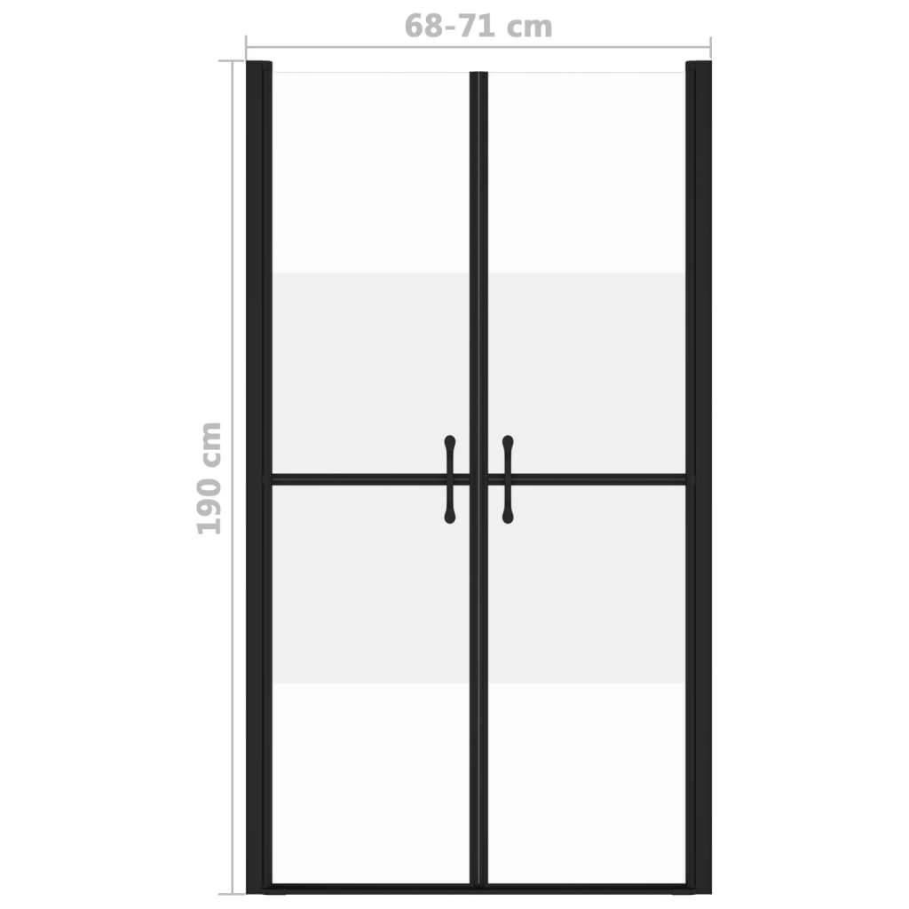 Duschtür Halb Matt Esg (68-71)X190 Cm