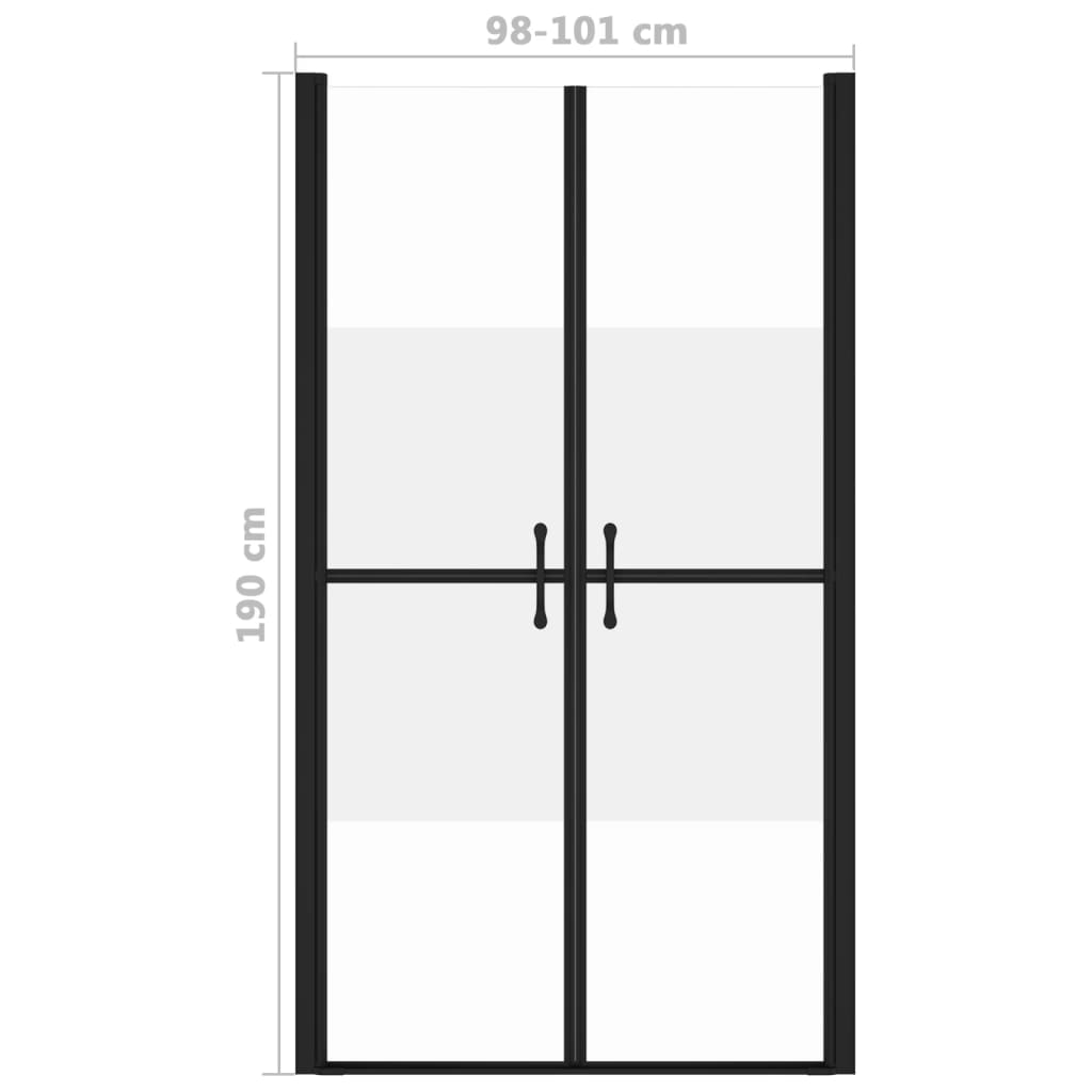 Duschtür Halb Matt Esg (98-101)X190 Cm