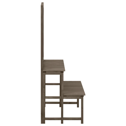 Blumentreppe Mit Rankgitter 70X42X115Cm Massivholz Tanne