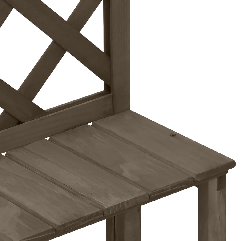 Blumentreppe Mit Rankgitter 70X42X115Cm Massivholz Tanne