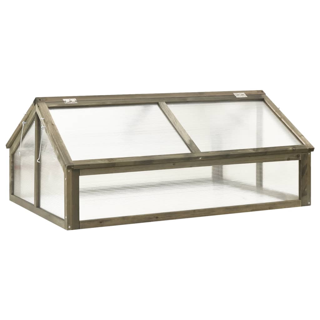 Gewächshaus 114X80X50 Cm Tannenholz