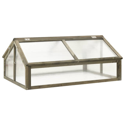 Gewächshaus 114X80X50 Cm Tannenholz