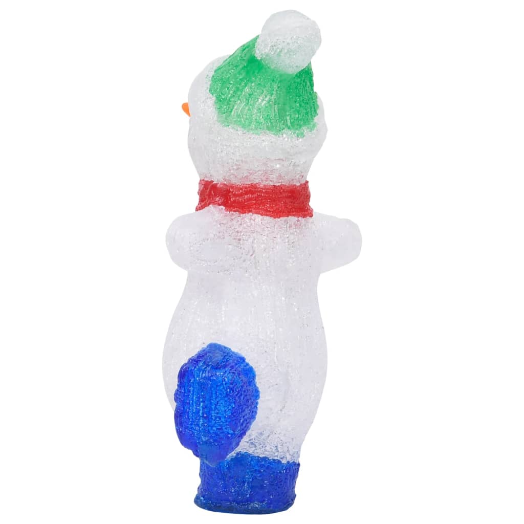 Led-Weihnachtsfigur Schneemann Acryl Indoor Und Outdoor 30 Cm