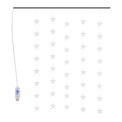 Led Sternenvorhang Lichterkette 200 Led Bunt 8 Funktionen