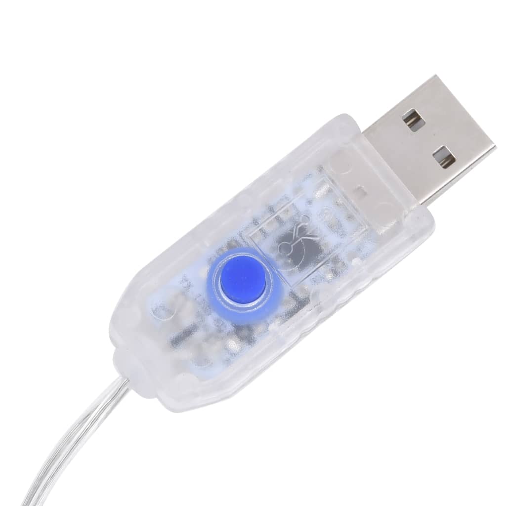 Led Sternenvorhang Lichterkette 200 Led Bunt 8 Funktionen