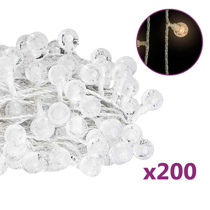 Lichterkette Kugeln 20 M 200 Led 8 Funktionen