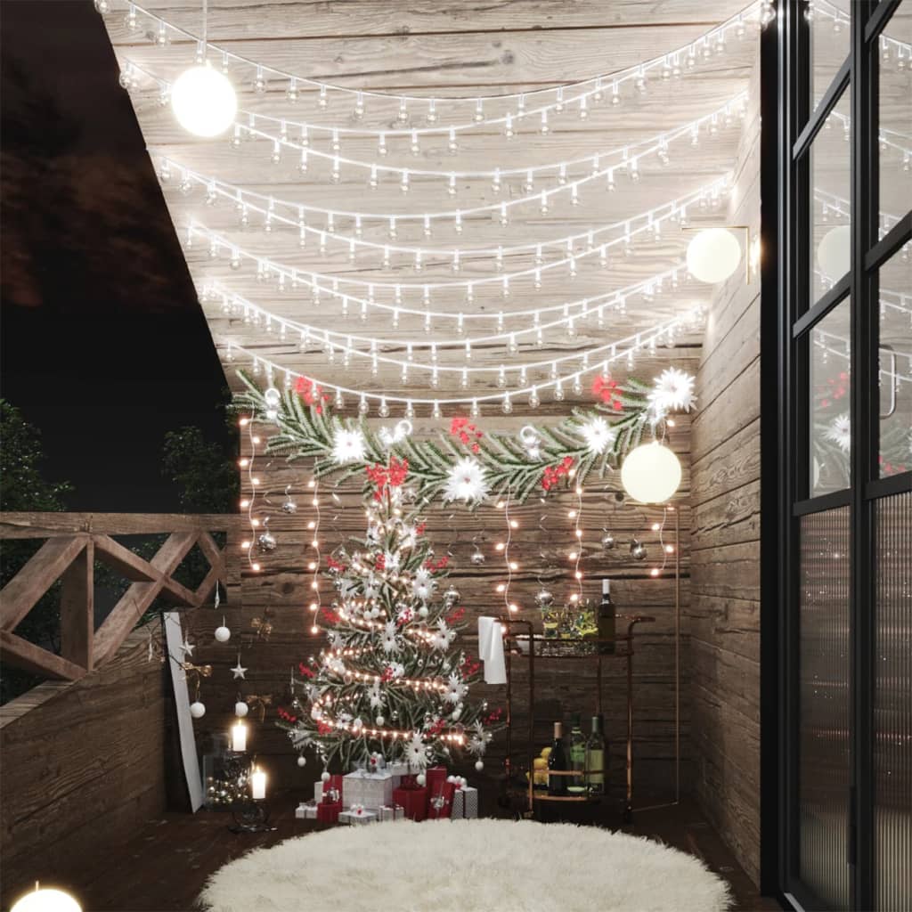 Lichterkette Kugeln 20 M 200 Led 8 Funktionen