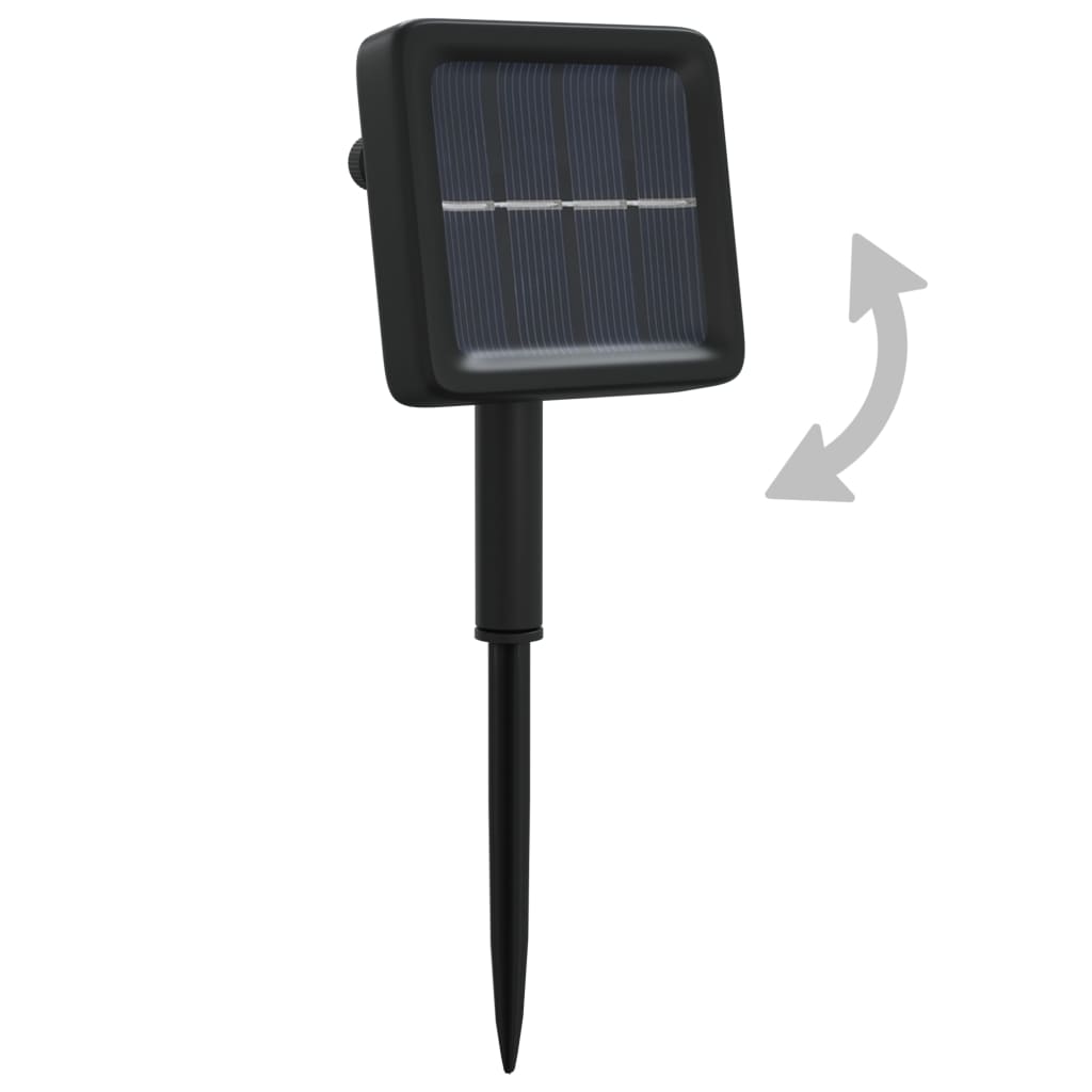 Solar-Lichterketten 5 Stk. 5X200 Led Warmweiß Innen Außen