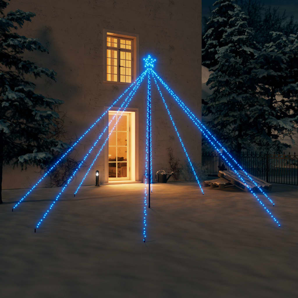 Led-Lichterkette Weihnachtsbaum Indoor Outdoor 400 Leds 2,5 M
