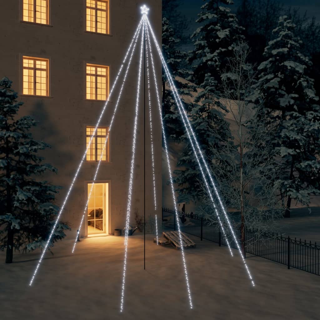 Led-Lichterkette Weihnachtsbaum Indoor Outdoor 400 Leds 2,5 M