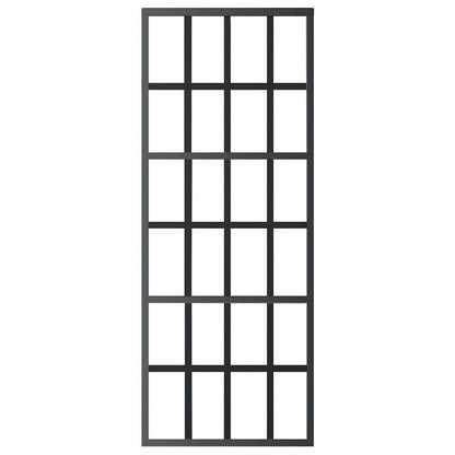 Schiebetür Esg-Glas Und Aluminium Schwarz