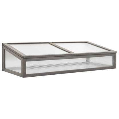 Hochbeet Mit Gewächshaus 110X54X120 Cm Massivholz Tanne