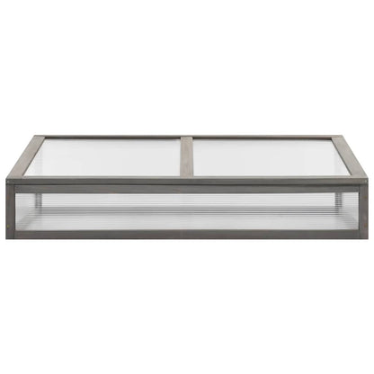 Hochbeet Mit Gewächshaus 110X54X120 Cm Massivholz Tanne
