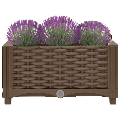 Hochbeet 40X40X23 Cm Polypropylen Braun