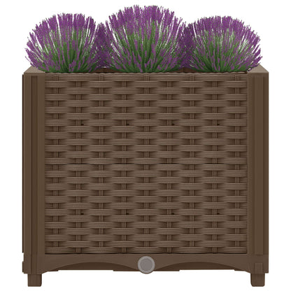 Hochbeet 40X40X38 Cm Polypropylen Braun