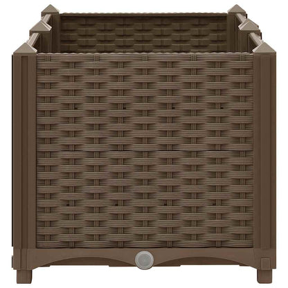 Hochbeet 80X40X38 Cm Polypropylen Braun