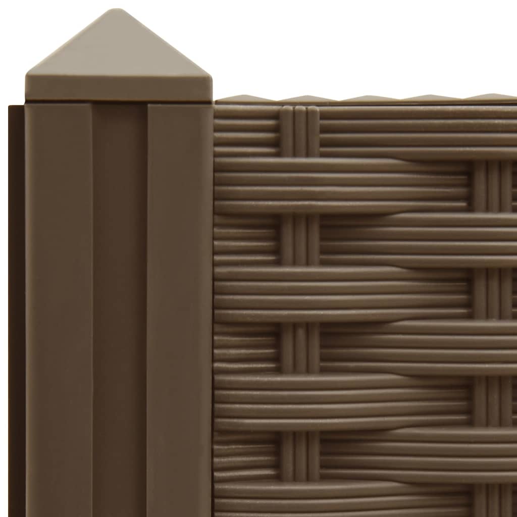 Hochbeet 120X40X71 Cm Polypropylen Braun