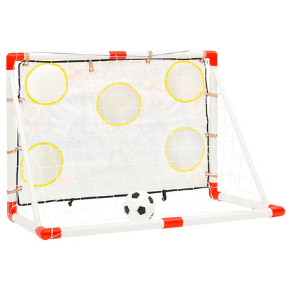 Fußballtor-Set Mit Torwand 120X51X77,5 Cm
