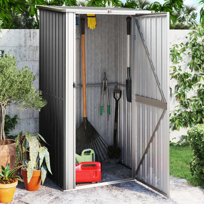 Gartenhaus 118,5X97X209,5 Cm Verzinkter Stahl