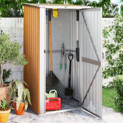 Gartenhaus 118,5X97X209,5 Cm Verzinkter Stahl
