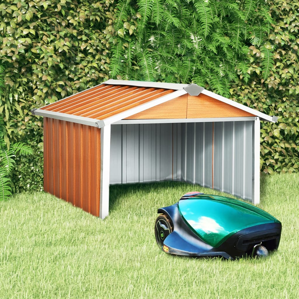 Rasenmäher Garage 92X97X63 Cm Verzinkter Stahl