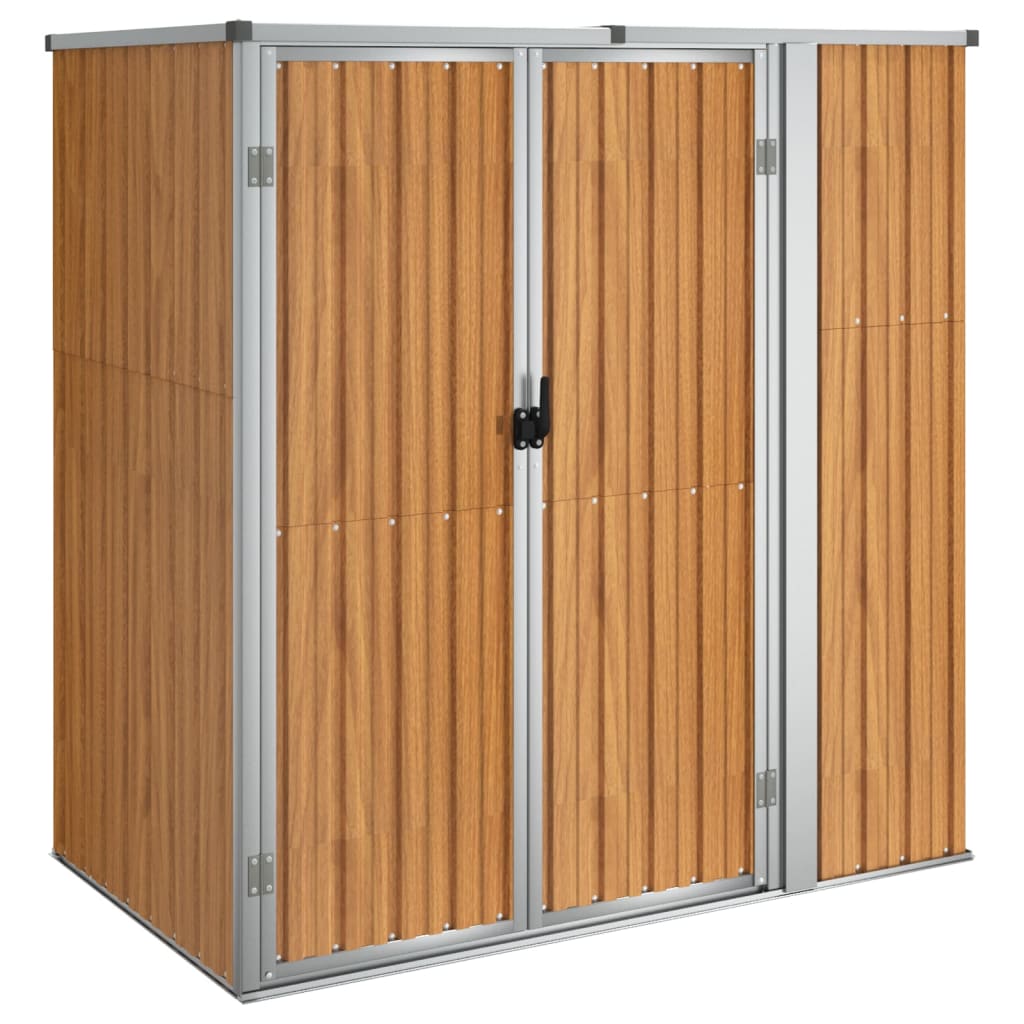 Gerätehaus 161X89X161 Cm Verzinkter Stahl