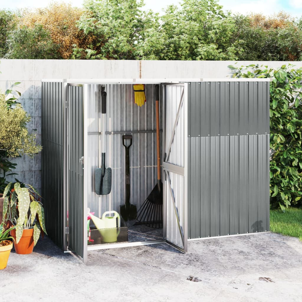 Gerätehaus 161X89X161 Cm Verzinkter Stahl