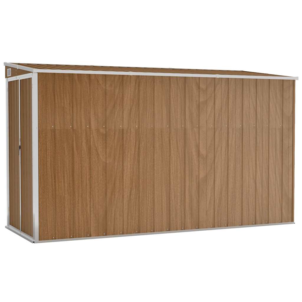 Wandmontiertes Gartenhaus 118 X 288 X 178 Cm Verzinkter Stahl
