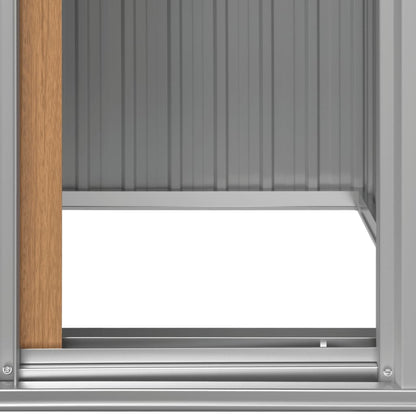 Gartenhaus 126X97,5X177 Cm Verzinkter Stahl