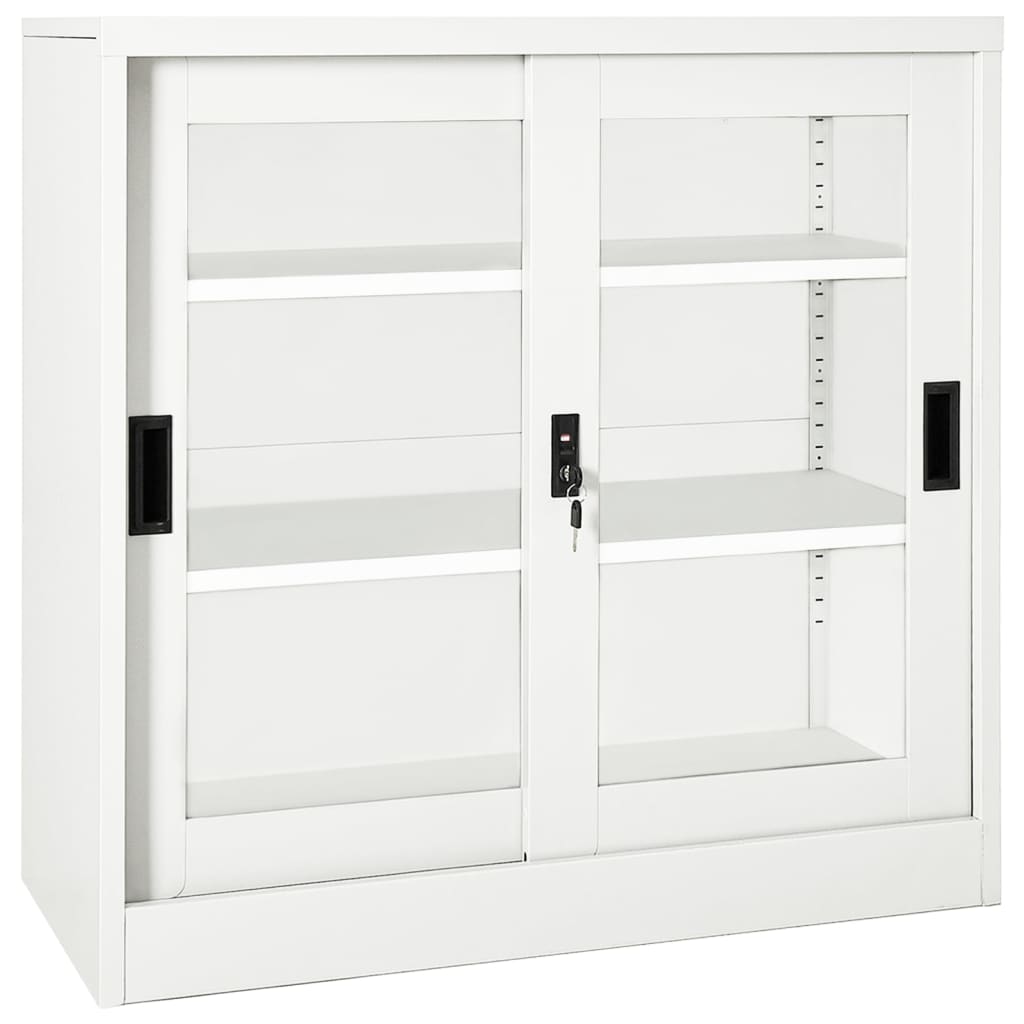 Schrank Mit Schiebetür 90X40X90 Cm Stahl