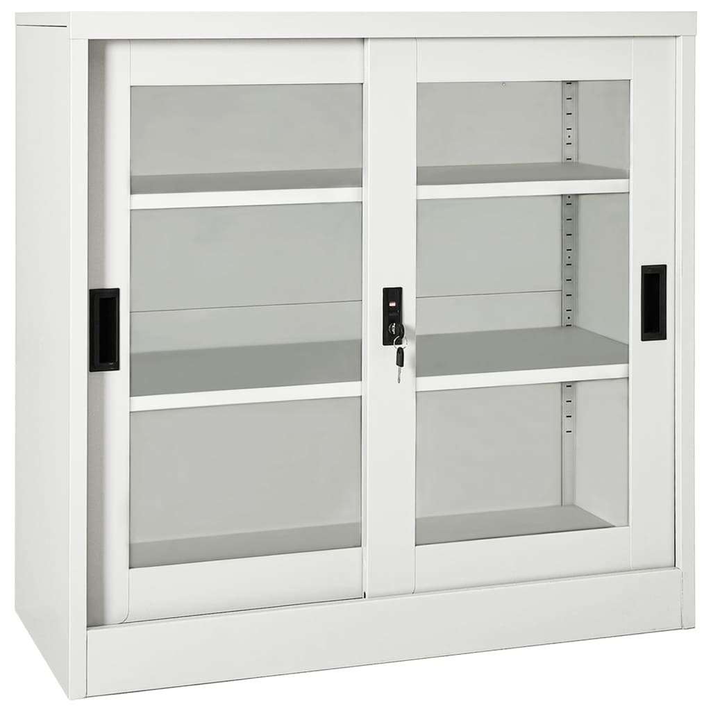 Schrank Mit Schiebetür 90X40X90 Cm Stahl