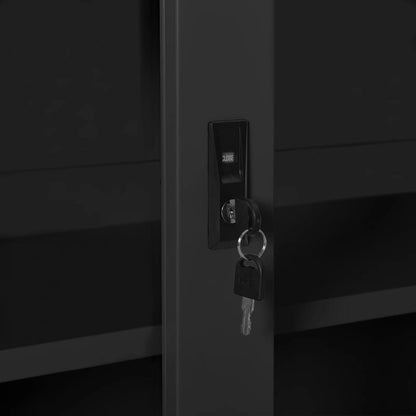Schrank Mit Schiebetür 90X40X90 Cm Stahl