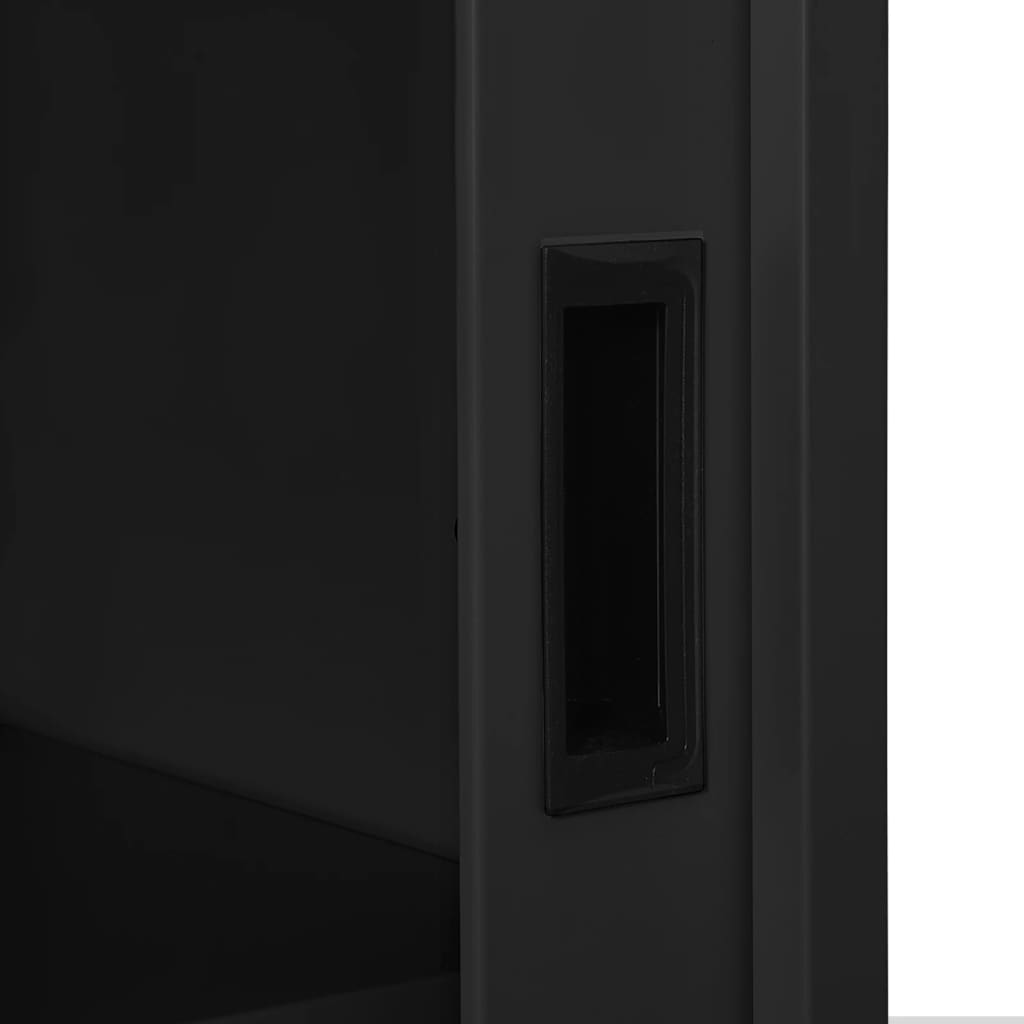 Schrank Mit Schiebetür 90X40X90 Cm Stahl