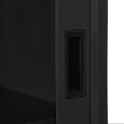 Schrank Mit Schiebetür 90X40X90 Cm Stahl