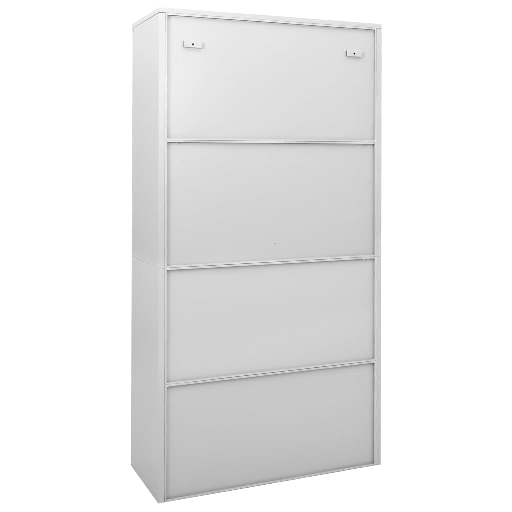 Büroschrank Mit Schiebetür 90X40X180 Cm Stahl