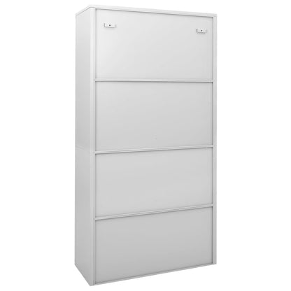 Büroschrank Mit Schiebetür 90X40X180 Cm Stahl