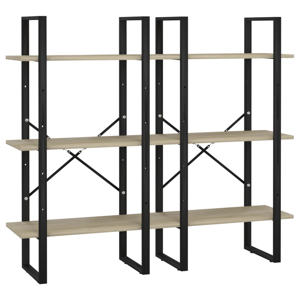 Lagerregal Sonoma-Eiche 60X30X210 Cm Holzwerkstoff Grau