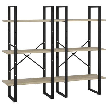 Lagerregal Sonoma-Eiche 60X30X210 Cm Holzwerkstoff Grau