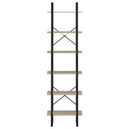 Lagerregal Sonoma-Eiche 60X30X210 Cm Holzwerkstoff Grau